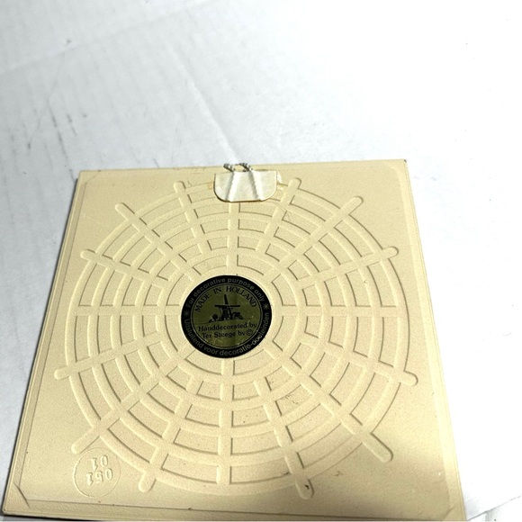 Ter Steege The Shoe Clog Klompens Maker Ceramic Tile Hand Decorated in Holland - Picture 3 of 4